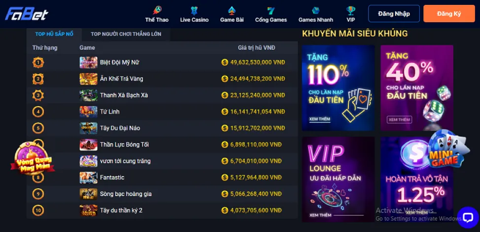 Hoàn Trả Tiền Cược betvip bet